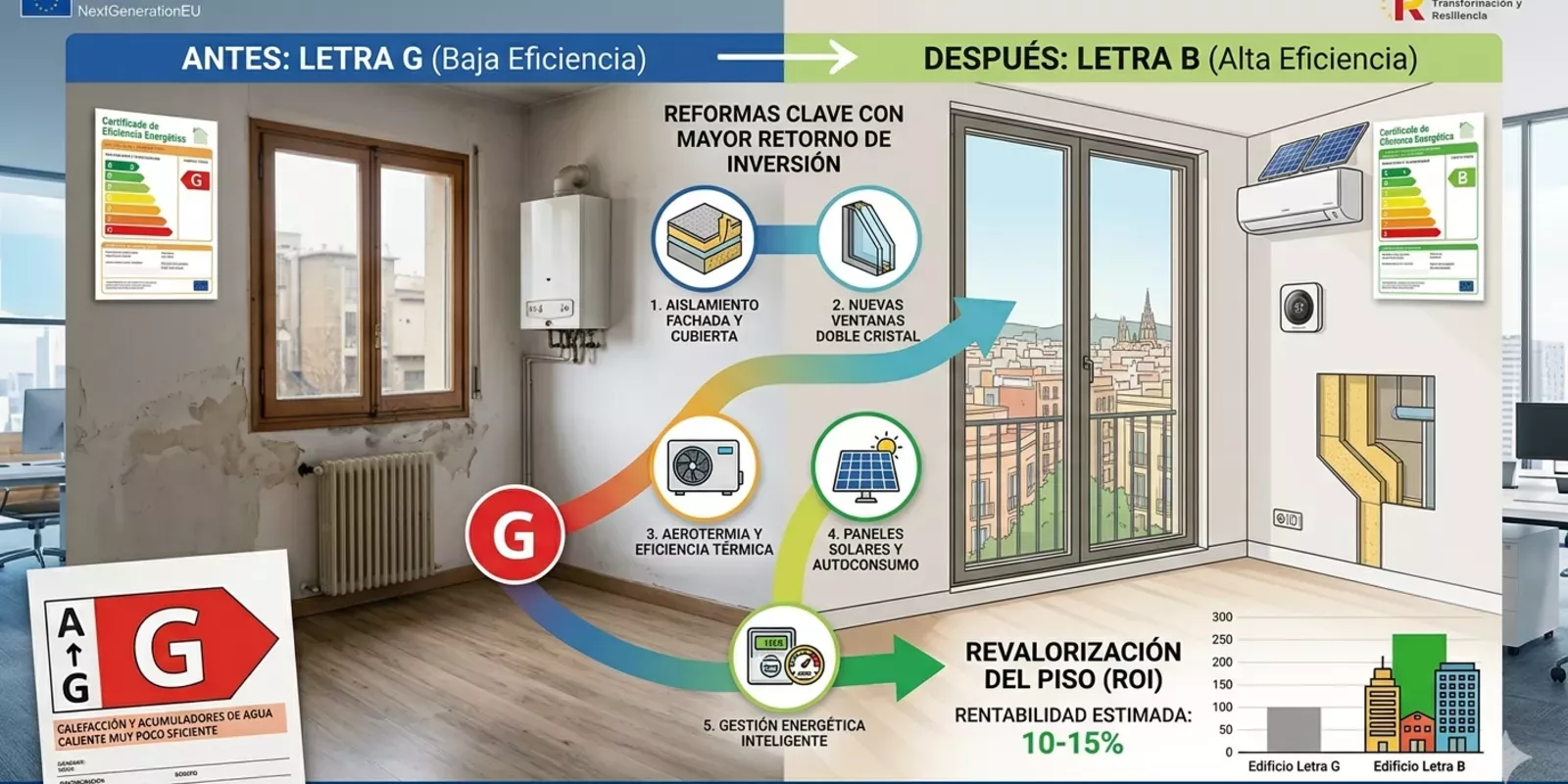 De Letra G a Letra B: Reformas clave con mayor retorno de inversión