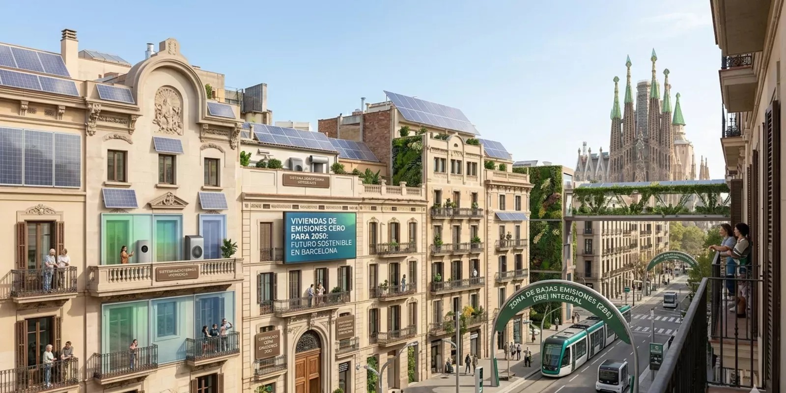 Viviendas de Emisiones Cero para 2050: Futuro Sostenible en Barcelona