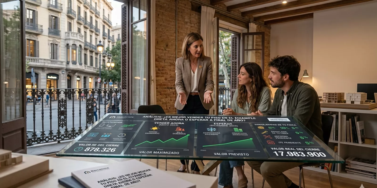Vender Piso en Eixample Dreta: ¿Ahora o a final de año?