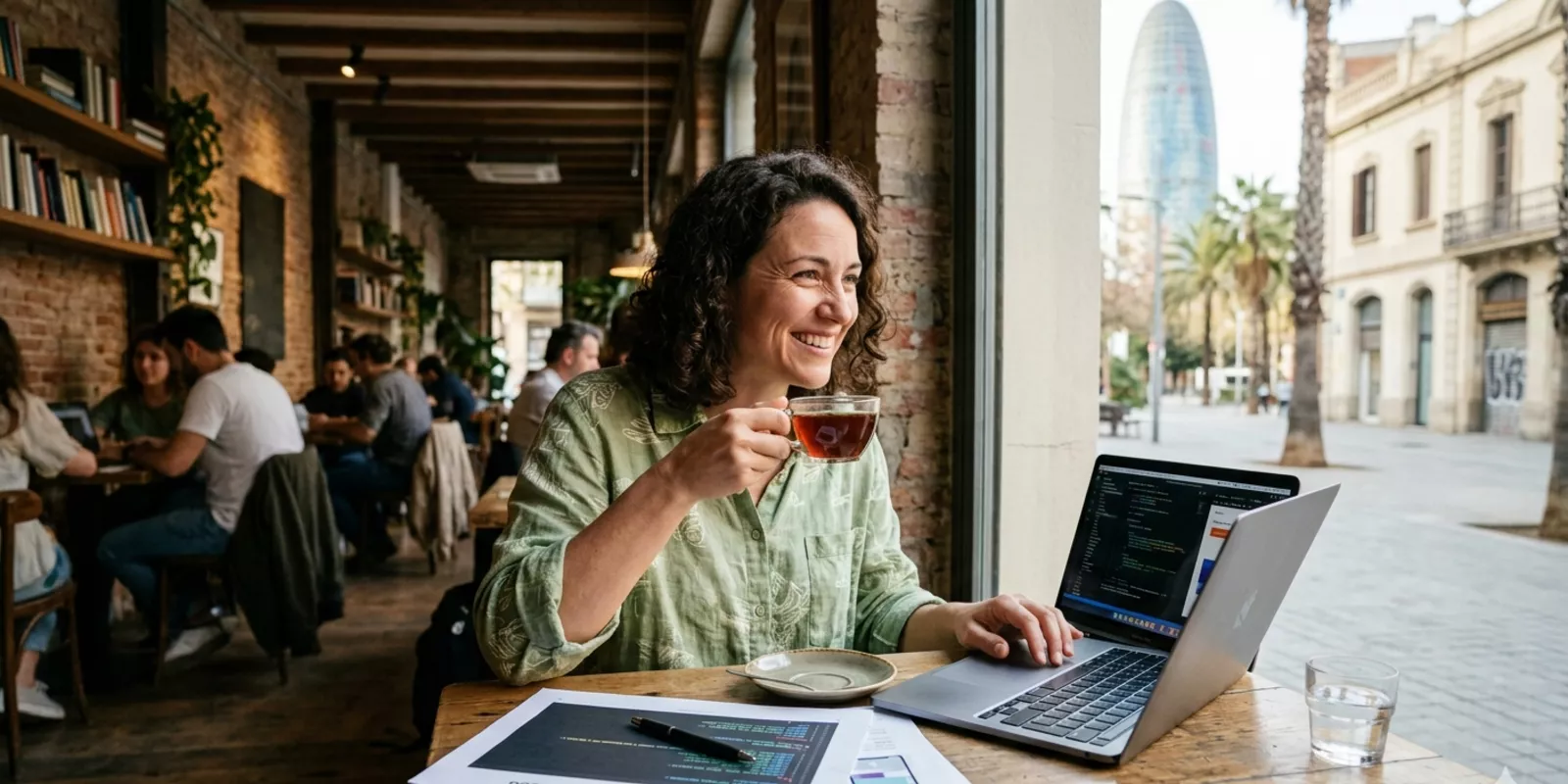 Nómadas digitales en Barcelona: mejores barrios para trabajar y vivir