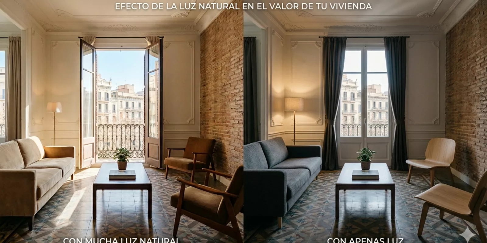 Por qué tu piso vale un 15% más que el de la esquina.