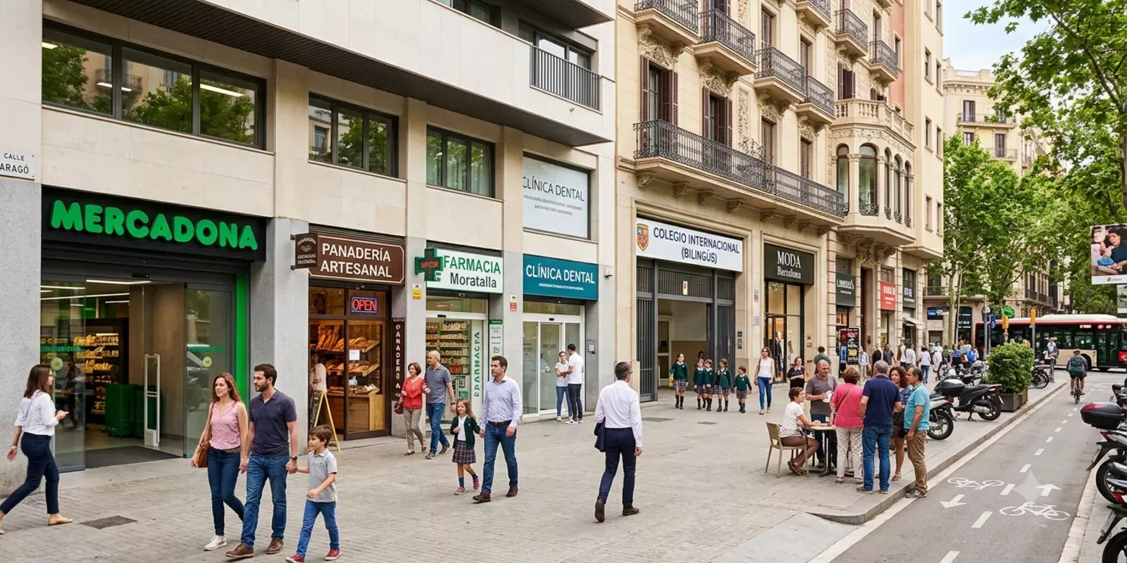 ¿Mi piso vale más por los servicios de mi calle?