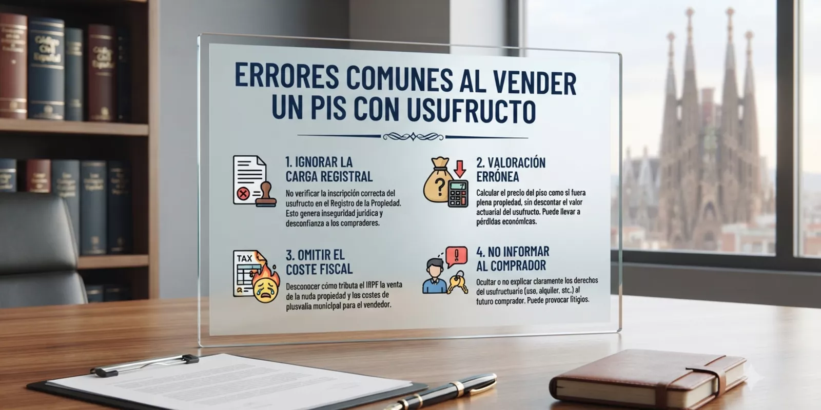 Errores al Vender un Piso con Usufructo en Barcelona