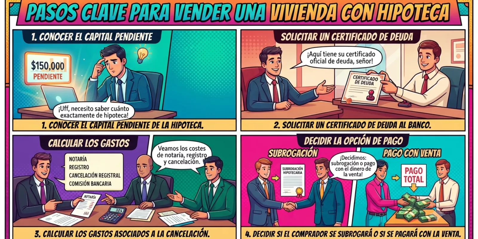 Cómo vender una vivienda con hipoteca pendiente