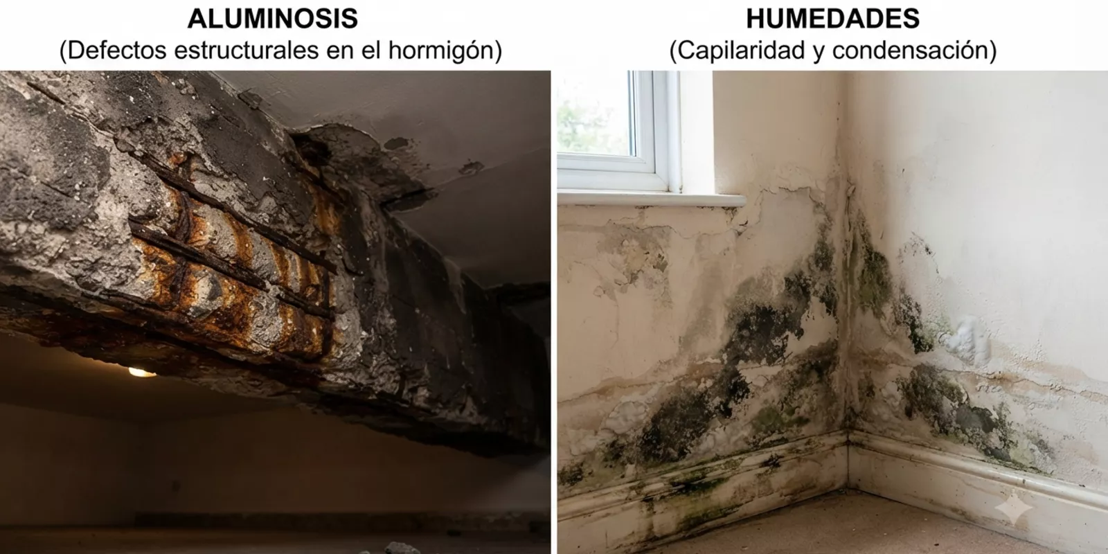 Cómo vender viviendas con problemas de humedad o aluminosis