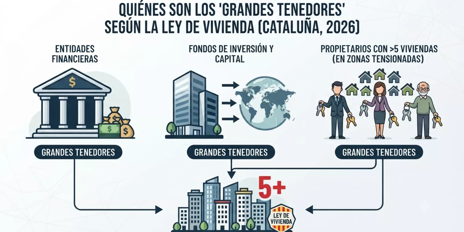 Normativa de grandes tenedores en Cataluña