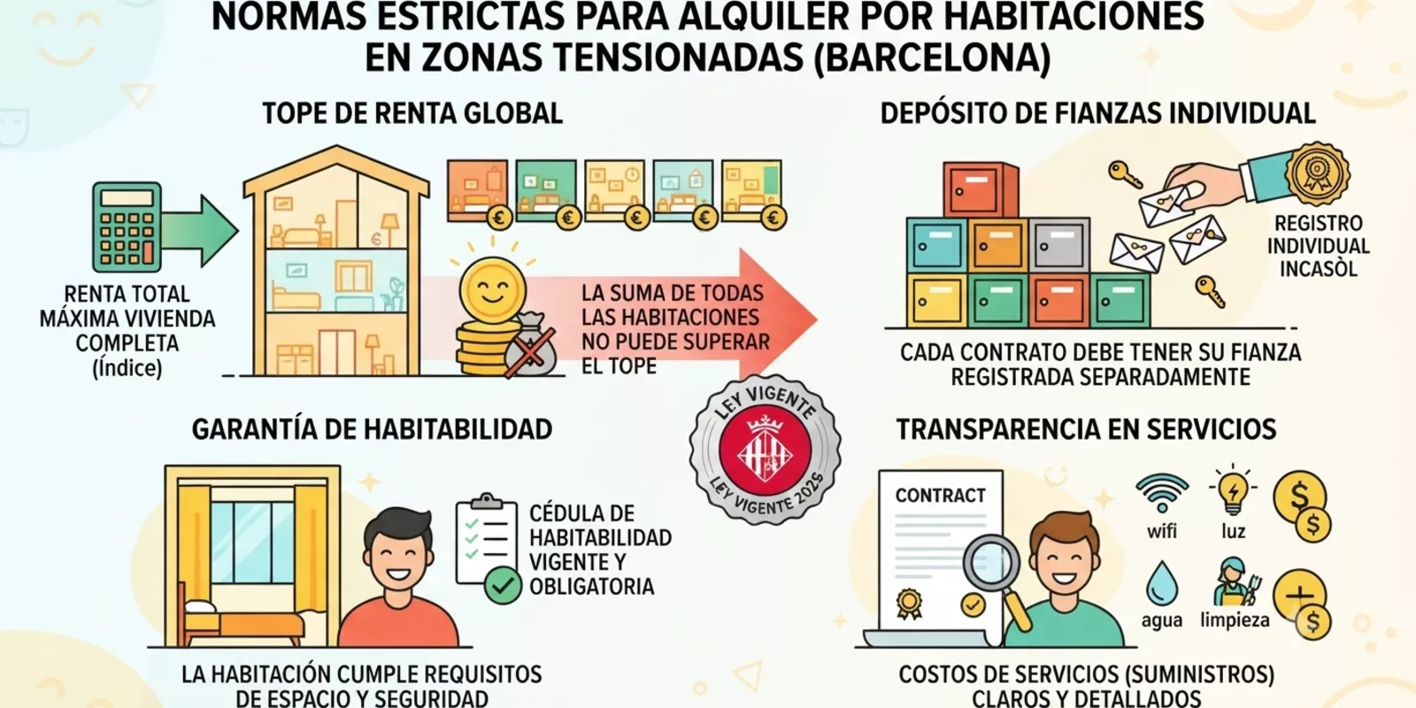 Nuevas reglas estrictas para el alquiler por habitaciones
